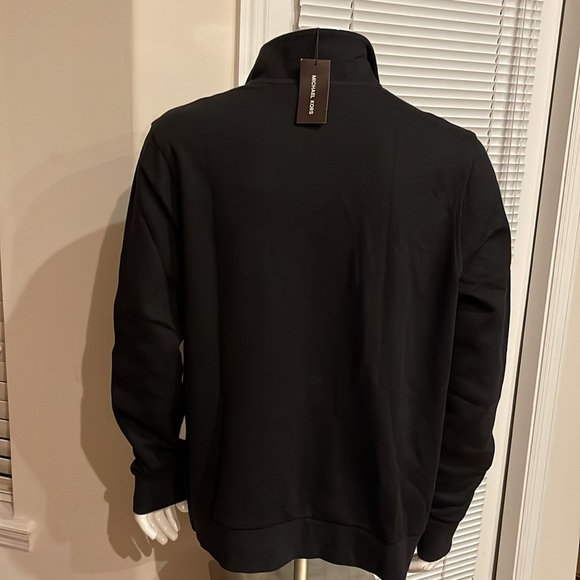 Michael Kors 1/4 Zip Long Sleeve Logo Pullover - XL in Black OR White - Picture 11 of 13